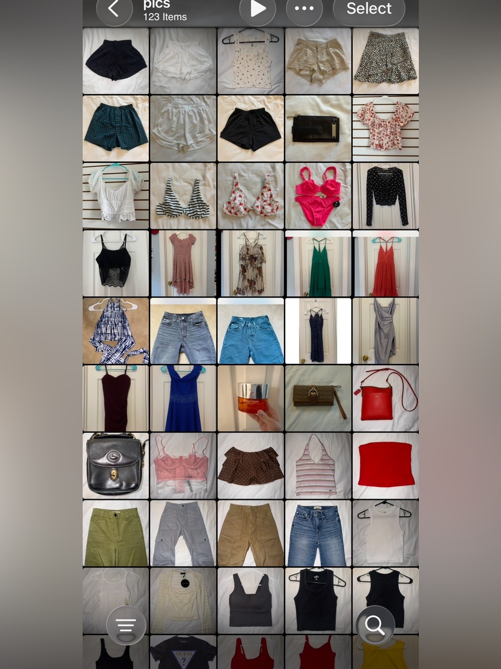 lot of womens xs clothing